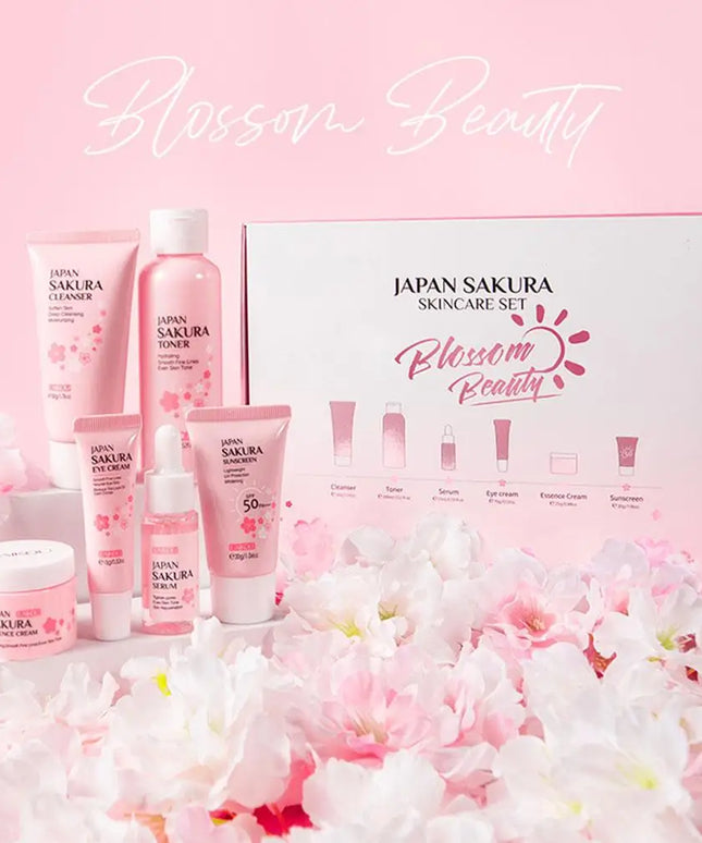 KissICON Sakura Skin Care Set 6pc Gift Box Cream