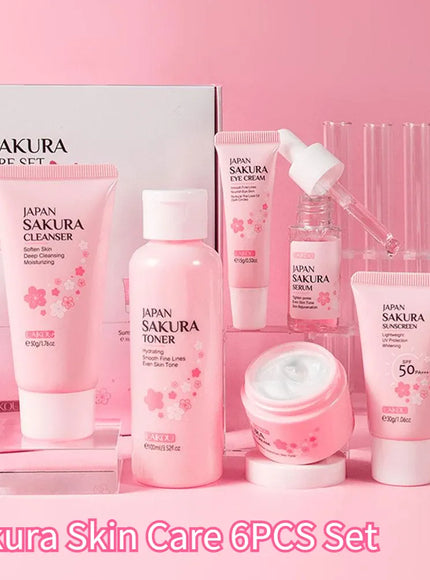 KissICON Sakura Skin Care Set 6pc Gift Box Cream