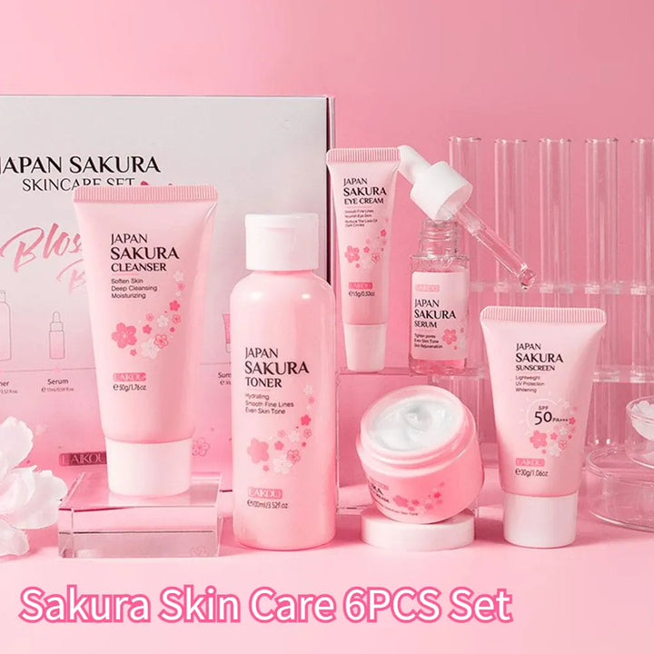 Sakura Skin Care Set 6pc Gift Box Cream