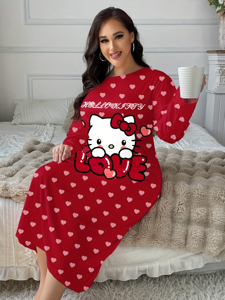 Sanrio Hello Kitty Women's Sleep Dress – Curve Cat
