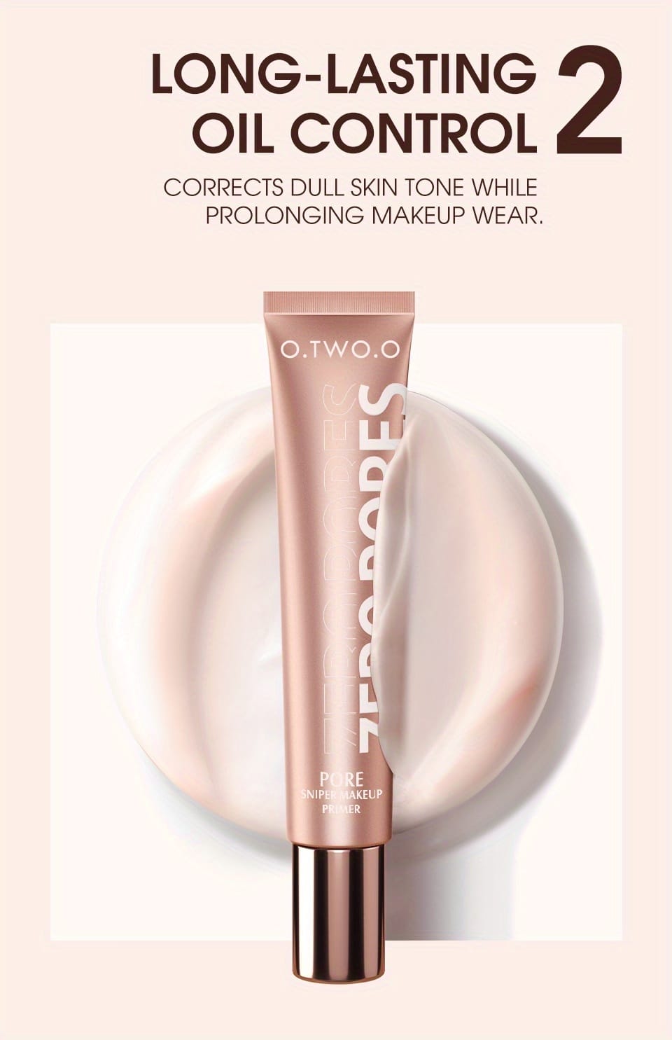 jkthpu-45 SC032-20g / 0.7oz KissIcon O.TWO.O Zero Pores Foundation - Oil Free