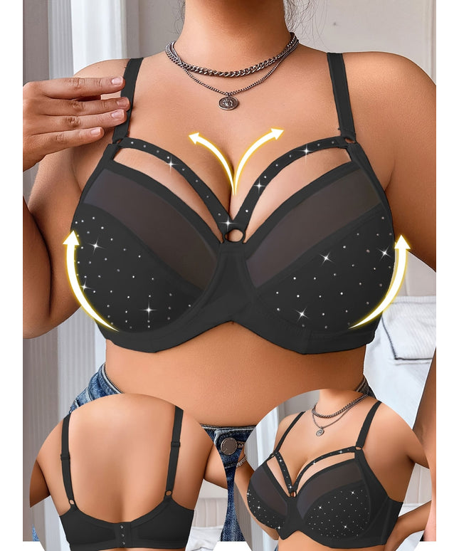 jkthpu-45 Secure Strapless Plus Size Bra Lift  Support
