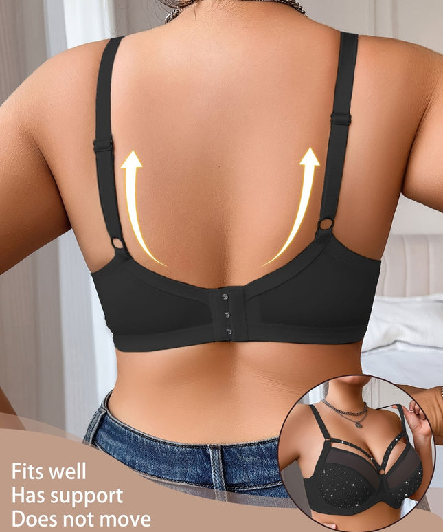jkthpu-45 Secure Strapless Plus Size Bra Lift  Support