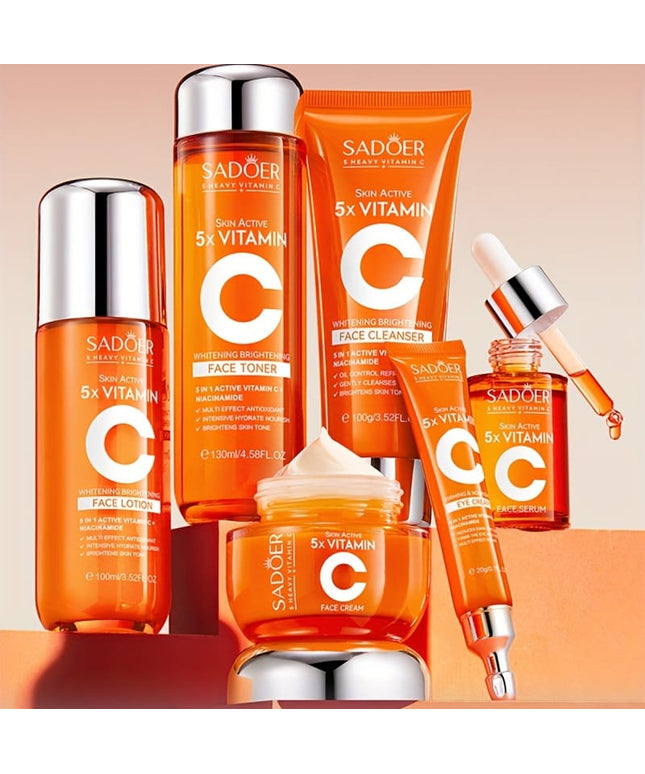 KissICON 【Selected Gift】 Set of Six KissIcon 5-In-1 Vitamin C Skincare Gift Set -
