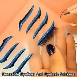 KissICON 💋 Self-Adhesive Glitter Eyelash Stickers - Waterproof