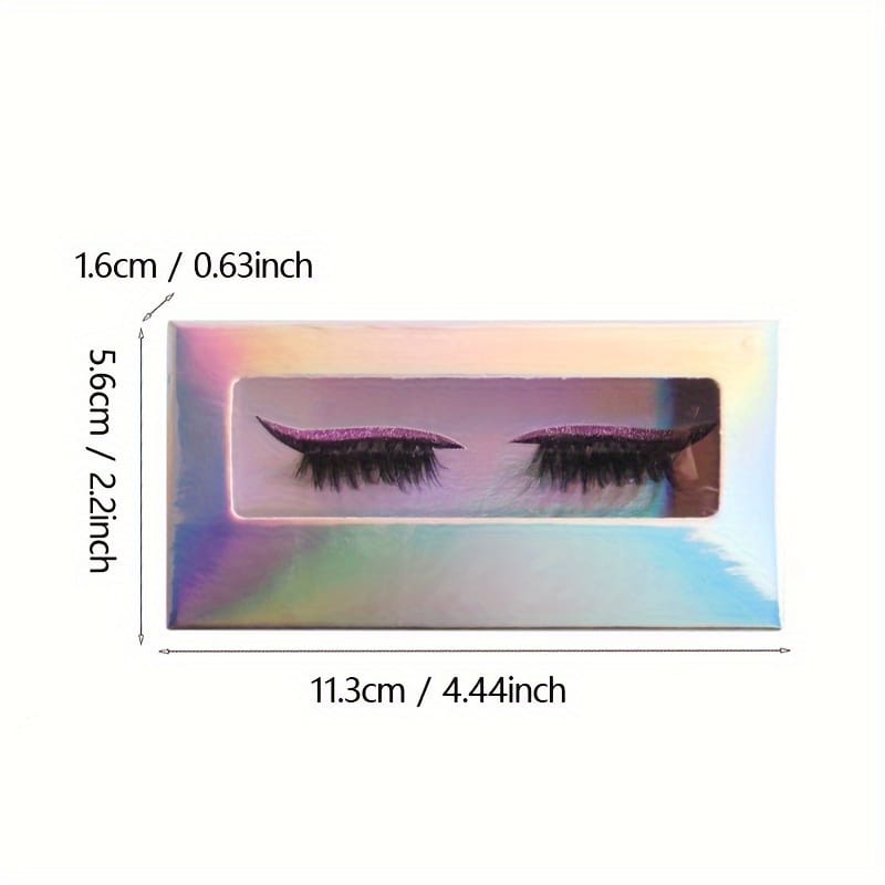 KissICON 💋 Self-Adhesive Glitter Eyelash Stickers - Waterproof
