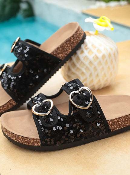 temu Sequined Fashion Sandals Women's Sandals