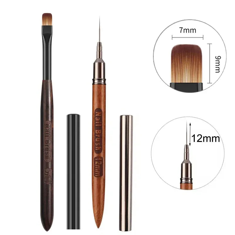 KissICON Set 3 KissIcon Phototherapy Nail Pen UV Gel Brush Pro