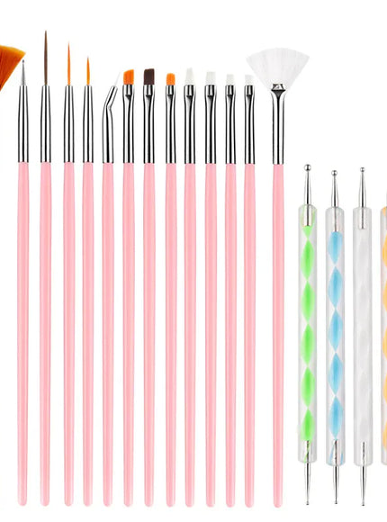 KissICON set B / CHINA KissIcon Nail Art Brush Set - Versatile Design