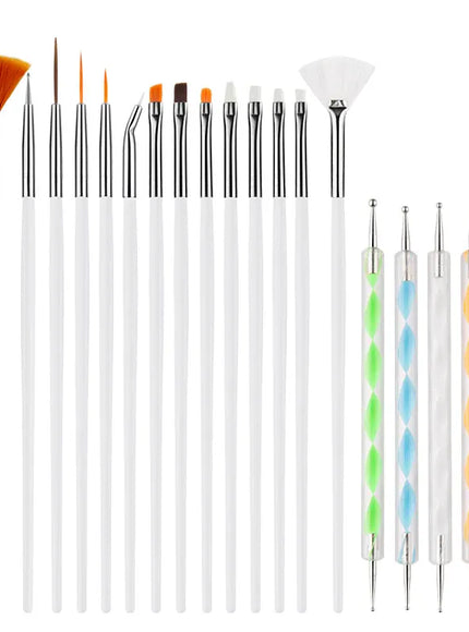 KissICON set C / CHINA KissIcon Nail Art Brush Set - Versatile Design