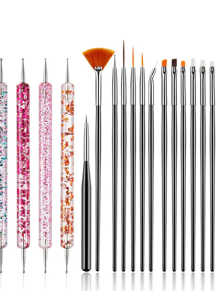 KissICON set D / CHINA KissIcon Nail Art Brush Set - Versatile Design