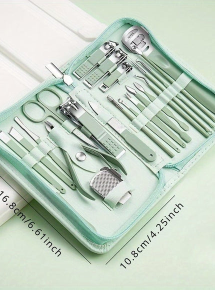 KissICON Set de manucure 7 pièces KissIcon Nail Kit With Travel Case - Travel