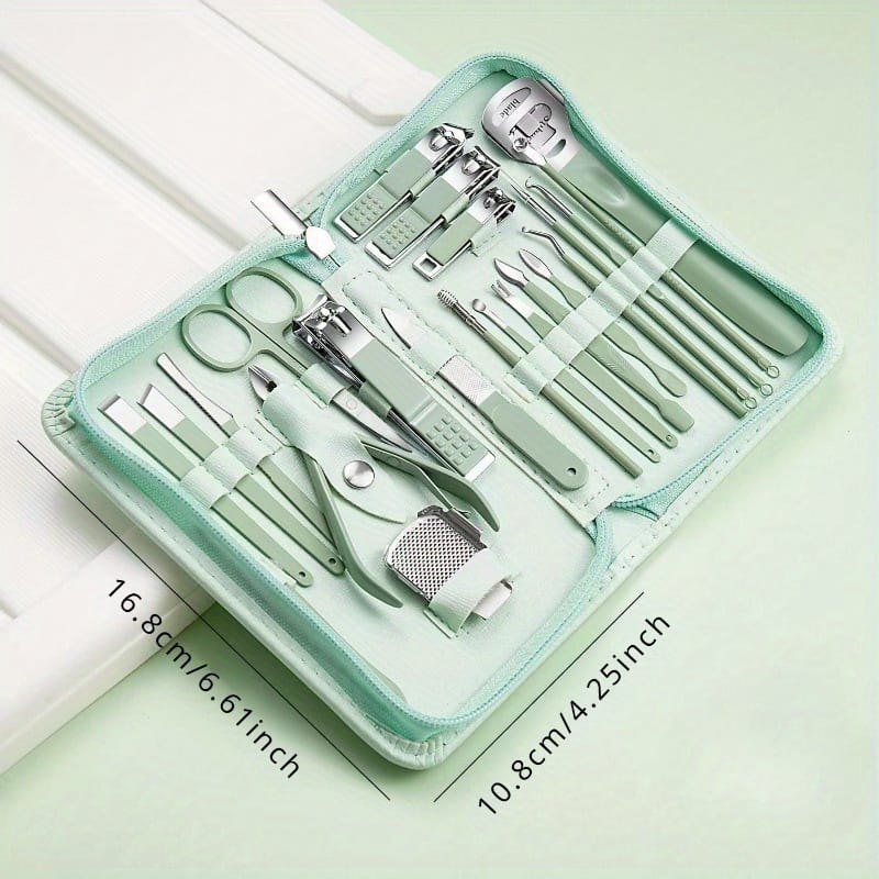 KissICON Set de manucure 7 pièces KissIcon Nail Kit With Travel Case - Travel