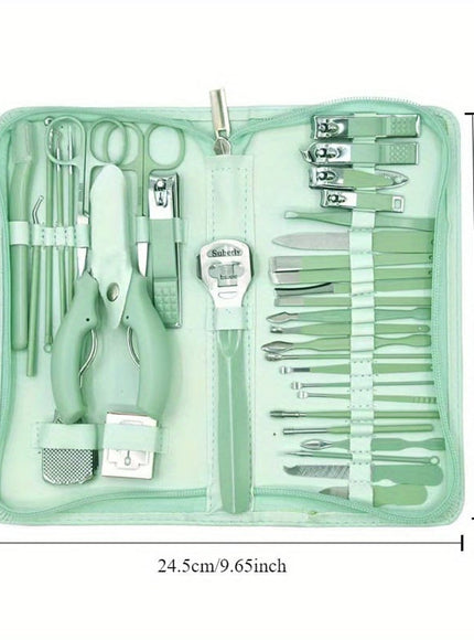KissICON Set de manucure 7 pièces KissIcon Nail Kit With Travel Case - Travel
