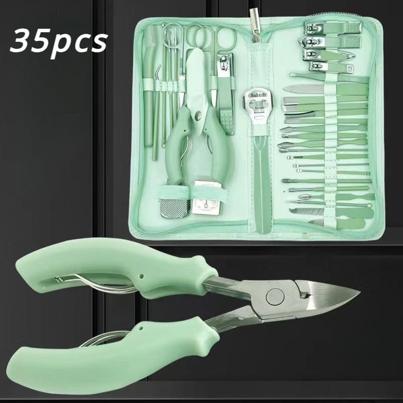 KissICON Set de manucure 7 pièces KissIcon Nail Kit With Travel Case - Travel