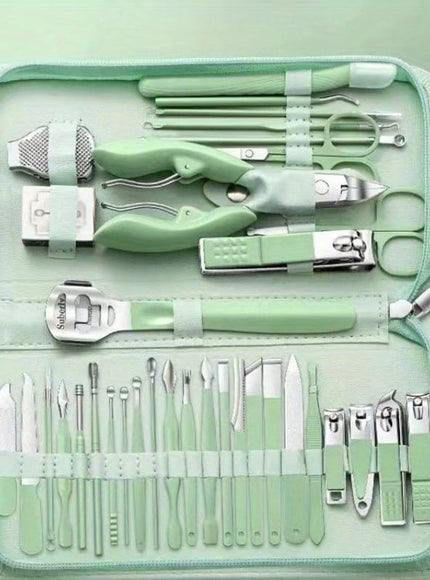 KissICON Set de manucure 7 pièces KissIcon Nail Kit With Travel Case - Travel