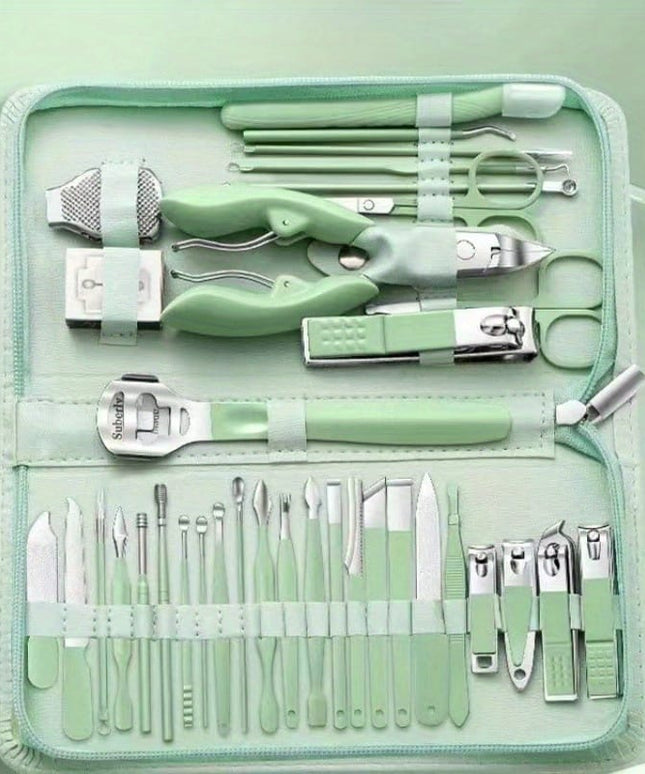 KissICON Set de manucure 7 pièces KissIcon Nail Kit With Travel Case - Travel