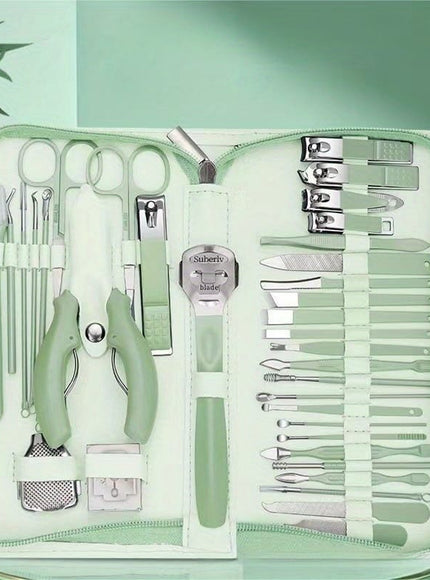 KissICON Set de manucure 7 pièces KissIcon Nail Kit With Travel Case - Travel