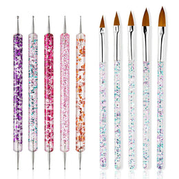 KissICON set E / CHINA KissIcon Nail Art Brush Set - Versatile Design