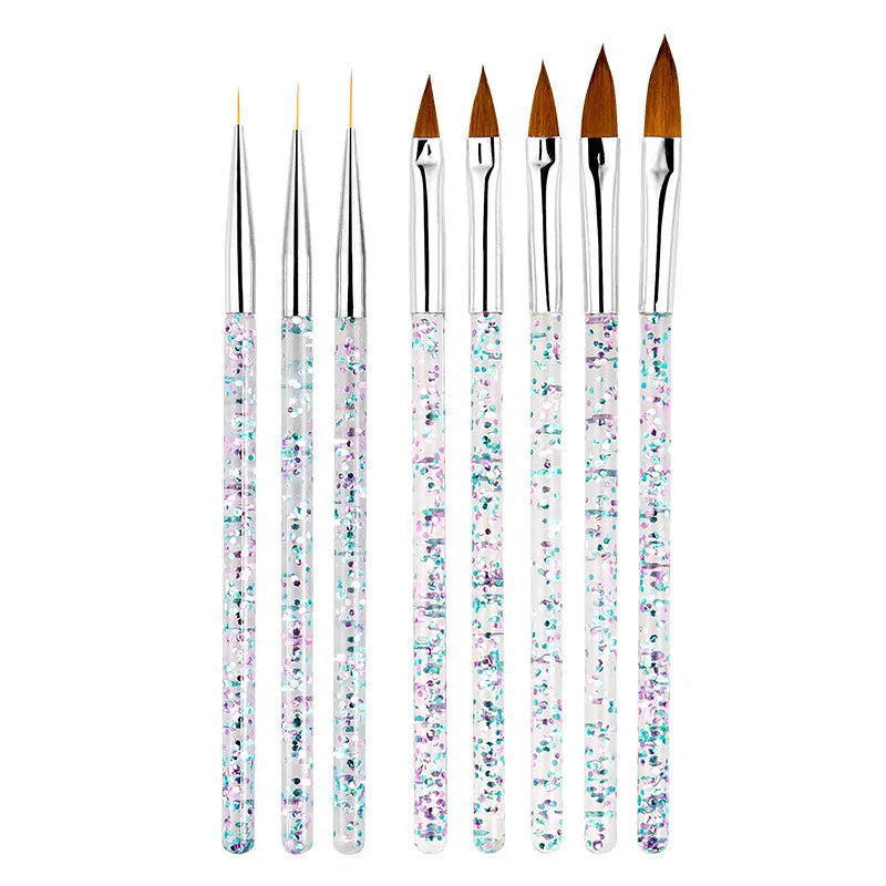 KissICON set G / CHINA KissIcon Nail Art Brush Set - Versatile Design