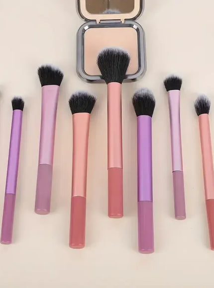 KissICON set KissIcon 8pcs Makeup Brush Kit - Soft Synthetic