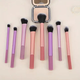 KissICON set KissIcon 8pcs Makeup Brush Kit - Soft Synthetic