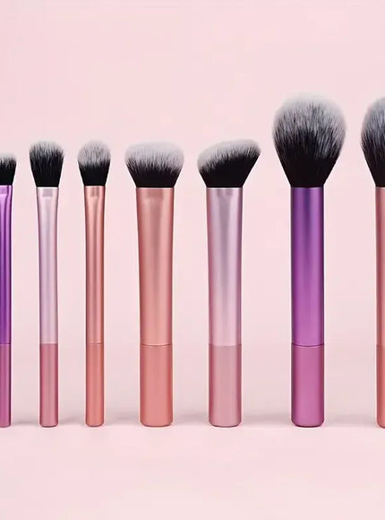 KissICON set KissIcon 8pcs Makeup Brush Kit - Soft Synthetic