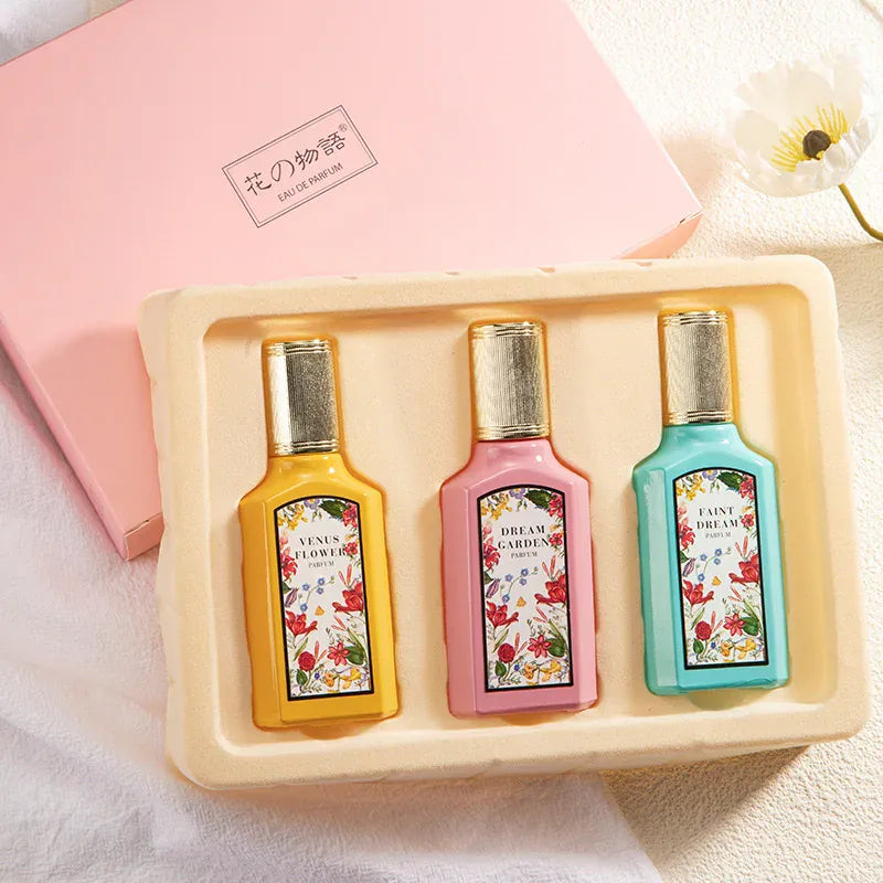 KissICON SetA (25mlx3) Women Perfume Set Long Lasting Floral Fragrance EDT