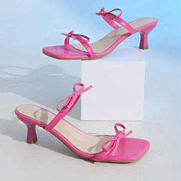 KissICON Sexy Pink High Heels Sandals for Women 2025
