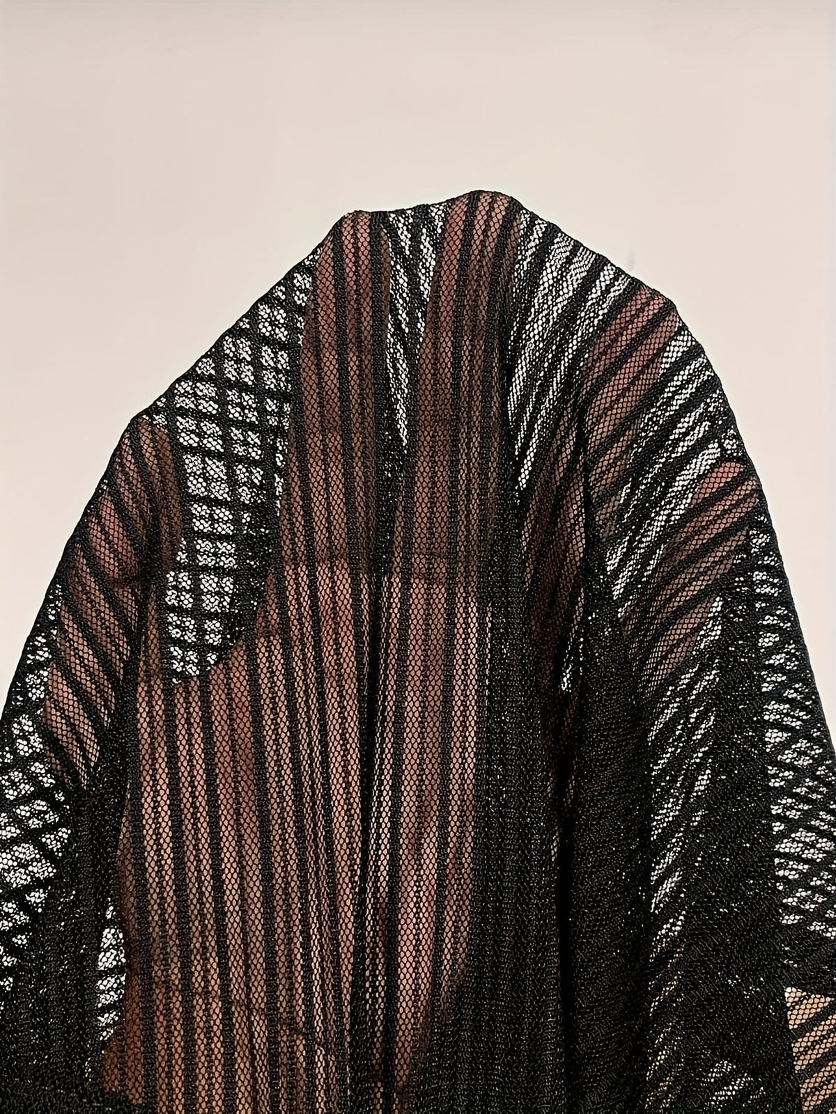 jkthpu-45 Sexy Sheer Lace Plus Size Mesh Swim Cover Up Top