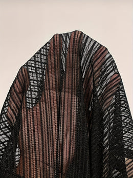 jkthpu-45 Sexy Sheer Lace Plus Size Mesh Swim Cover Up Top