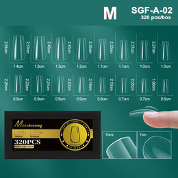 KissICON SGF-A-2 [KissIcon] Soft Gel Nail Tips Full Cover Almond