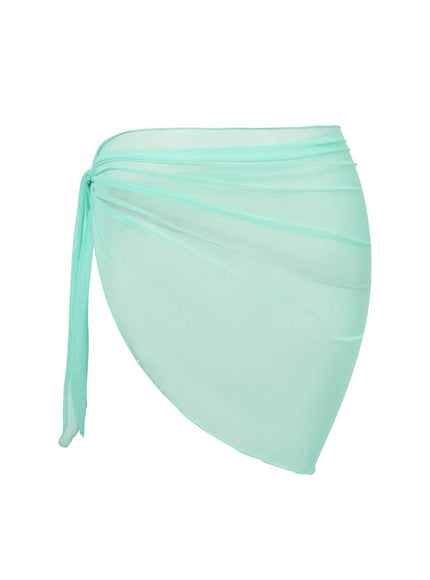 KissICON Sheer Beach Wrap Skirt – Elasticity Resort Essential