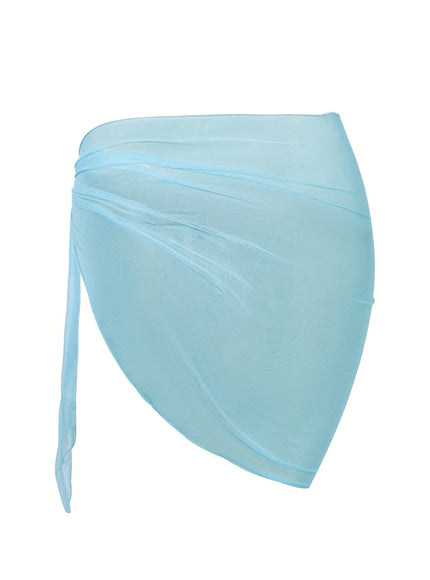 KissICON Sheer Beach Wrap Skirt – Elasticity Resort Essential