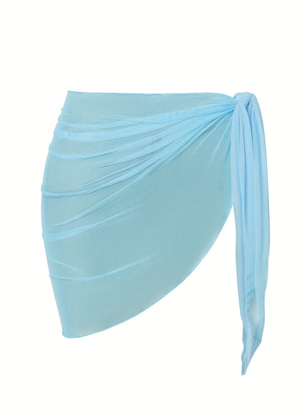 KissICON Sheer Beach Wrap Skirt – Elasticity Resort Essential