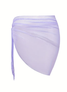 KissICON Sheer Beach Wrap Skirt – Elasticity Resort Essential