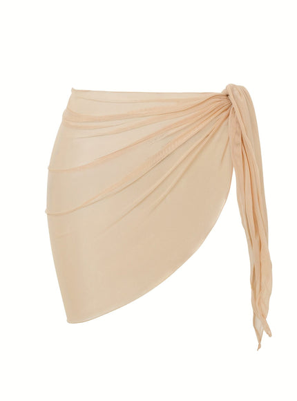 KissICON Sheer Beach Wrap Skirt – Elasticity Resort Essential