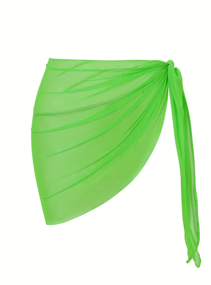 KissICON Sheer Beach Wrap Skirt – Elasticity Resort Essential