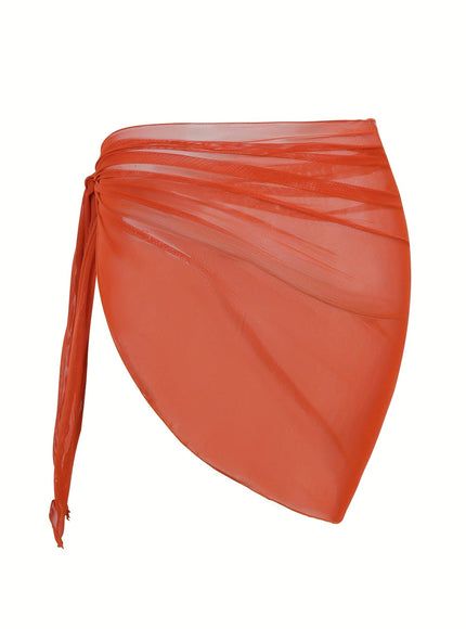 KissICON Sheer Beach Wrap Skirt – Elasticity Resort Essential