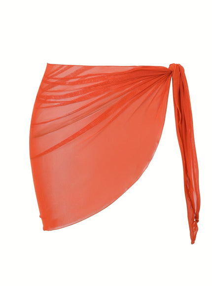 KissICON Sheer Beach Wrap Skirt – Elasticity Resort Essential