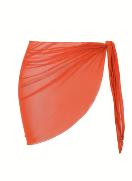 KissICON Sheer Beach Wrap Skirt – Elasticity Resort Essential