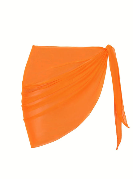 KissICON Sheer Beach Wrap Skirt – Elasticity Resort Essential