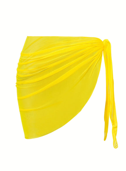 KissICON Sheer Beach Wrap Skirt – Elasticity Resort Essential