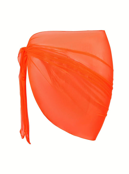 KissICON Sheer Beach Wrap Skirt – Elasticity Resort Essential