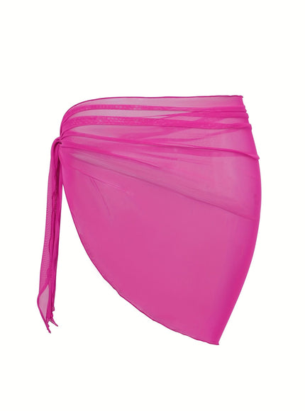 KissICON Sheer Beach Wrap Skirt – Elasticity Resort Essential