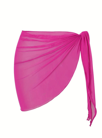 KissICON Sheer Beach Wrap Skirt – Elasticity Resort Essential