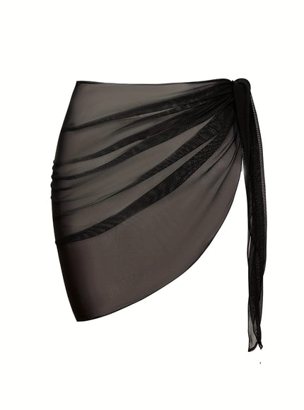 KissICON Sheer Beach Wrap Skirt – Elasticity Resort Essential