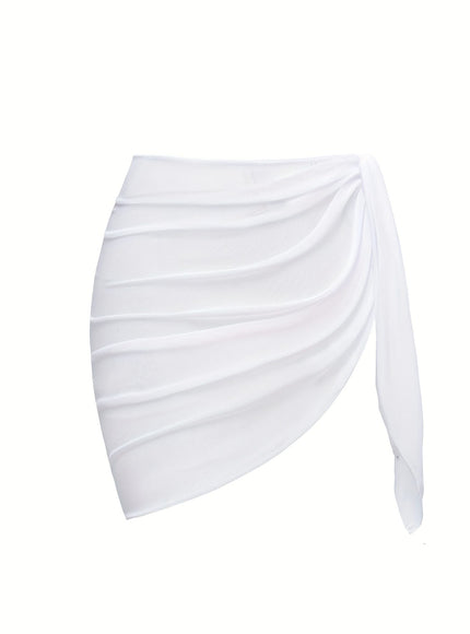 KissICON Sheer Beach Wrap Skirt – Elasticity Resort Essential