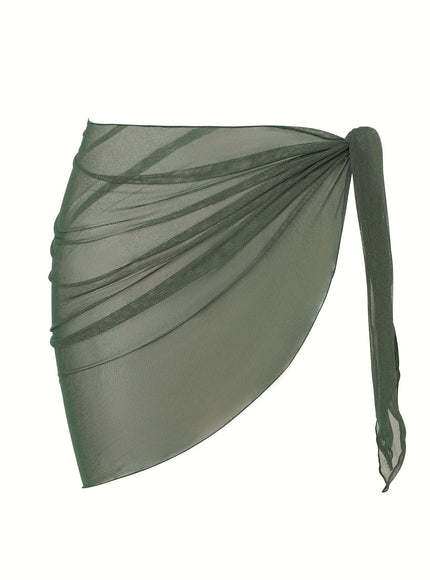 KissICON Sheer Beach Wrap Skirt – Elasticity Resort Essential