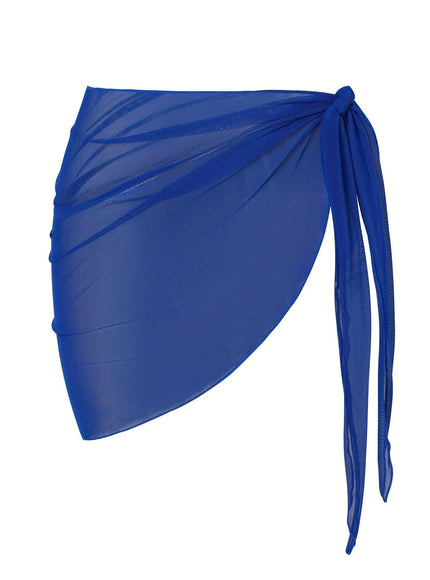 KissICON Sheer Beach Wrap Skirt – Elasticity Resort Essential